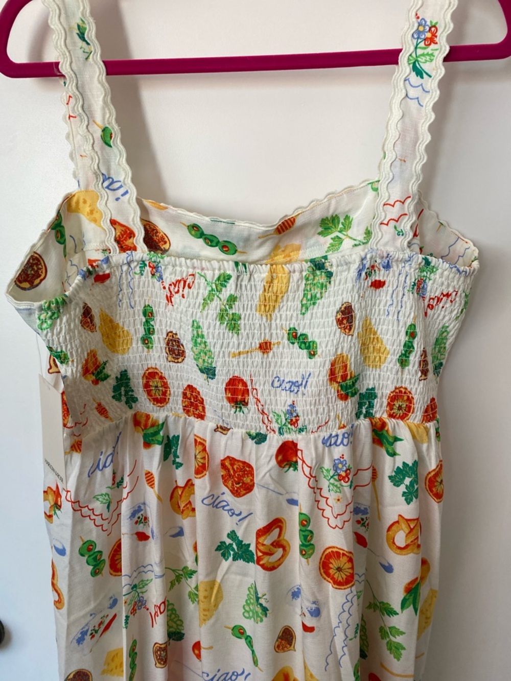 Ciao! HARLOW & ROSE Colorful Colorful Veggie Print Maxi Dress NWT ❤️🍇 - Picture 8 of 10